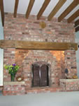 Examples of fireplaces built by Fleetman Construction, new houses in Lincoln and Newark