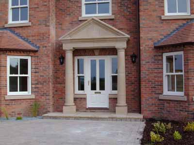 Chalton House during construction