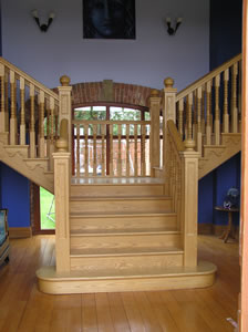 Purpose made joinery in Lincoln & Newark including hardwood stairs